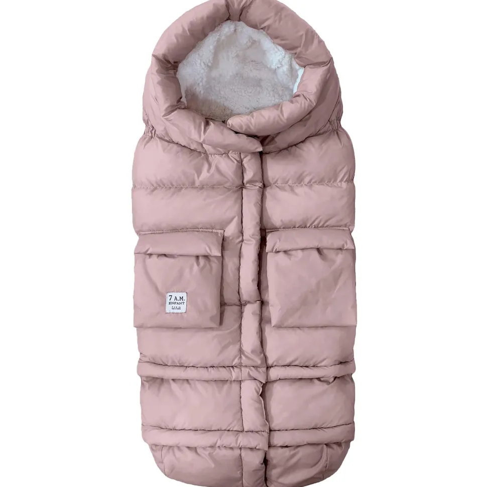 7 A.M. Blanket 212 Evolution Footmuff, Oslo Cloud - Ash Rose