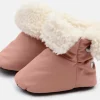 7 A.M. Enfant Baby Booties - Benji - Rose Dawn, 6-12M