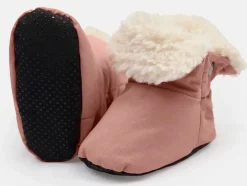 7 A.M. Enfant Baby Booties - Benji - Rose Dawn, 6-12M