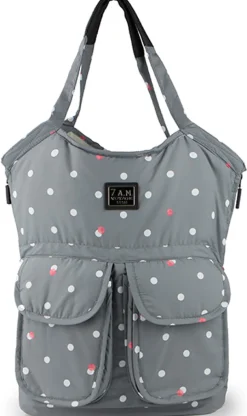 7 A.M. Enfant Barcelona Bag - Grey Dots