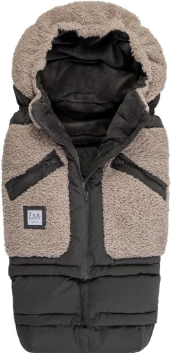 7 A.M. Enfant Blanket 212 Evolution Footmuff - Oatmeal Teddy