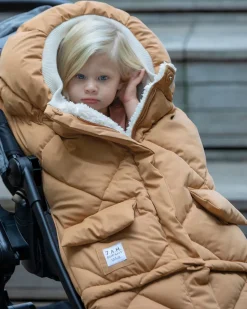 7 A.M. Enfant Blanket 212 Evolution Footmuff - Cognac Quilted
