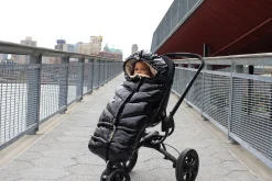 7 A.M. Enfant Blanket 212 Evolution Polar Footmuff - Black Polar