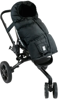 7 A.M. Enfant Blanket 212 Evolution Plush Footmuff - Black Plush