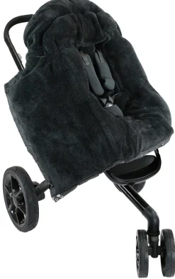 7 A.M. Enfant Blanket 212 Evolution Plush Footmuff - Black Plush