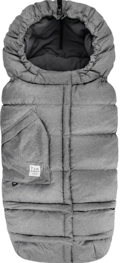 7 A.M. Enfant Blanket 212 Evolution Footmuff - Heather Gray