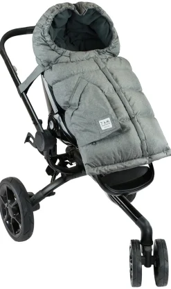 7 A.M. Enfant Blanket 212 Evolution Footmuff - Heather Gray