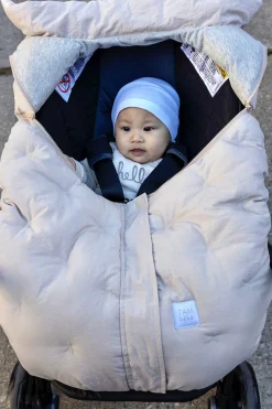 7 A.M. Enfant Car Seat Cocoon Bebe - Airy - Brush Beige