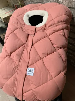 7 A.M. Enfant Cocoon Car Seat Cover - Benji - Rose Dawn Quilted