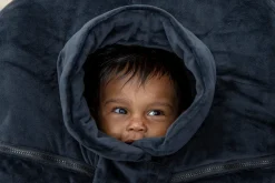 7 A.M. Enfant Cocoon Car Seat Cover - Black Velour