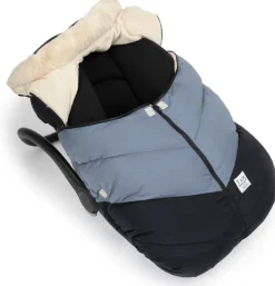 7 A.M. Enfant Cocoon Car Seat Cover - Black / Ash Blue