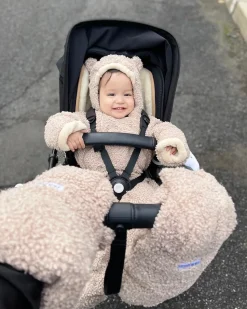 7 A.M. Enfant Jumpsuit - Teddy - Oatmeal (3-6M)