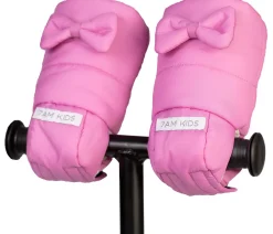 7 A.M. Enfant KIDS Warmmuffs - Bows - Hot Pink (2T-4T)