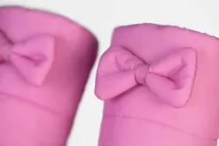 7 A.M. Enfant KIDS Warmmuffs - Bows - Hot Pink (2T-4T)