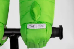 7 A.M. Enfant KIDS Warmmuffs - Dino - Green (2T-4T)