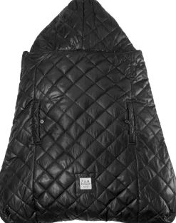 7 A.M. Enfant K-Poncho Baby Carrier Cover - Black Plush