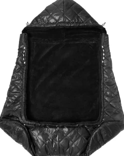 7 A.M. Enfant K-Poncho Baby Carrier Cover - Black Plush