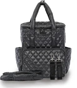 7 A.M. Enfant London Diaper Backpack - Black