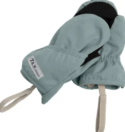 7 A.M. Enfant Mittens - Benji - Mirage Blue (6-12m)