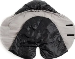 7 A.M. Enfant Nido Quilted Wrap, Small - Black