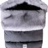 7 A.M. Enfant Plushpod Footmuff - Tundra - Heather Grey Dark - Arctic Faux Fur (18m-3T)