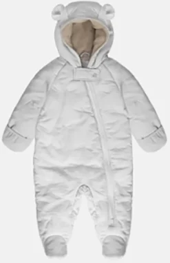 7 A.M. Enfant Snowsuit Airy - Whisper White (6-12M)