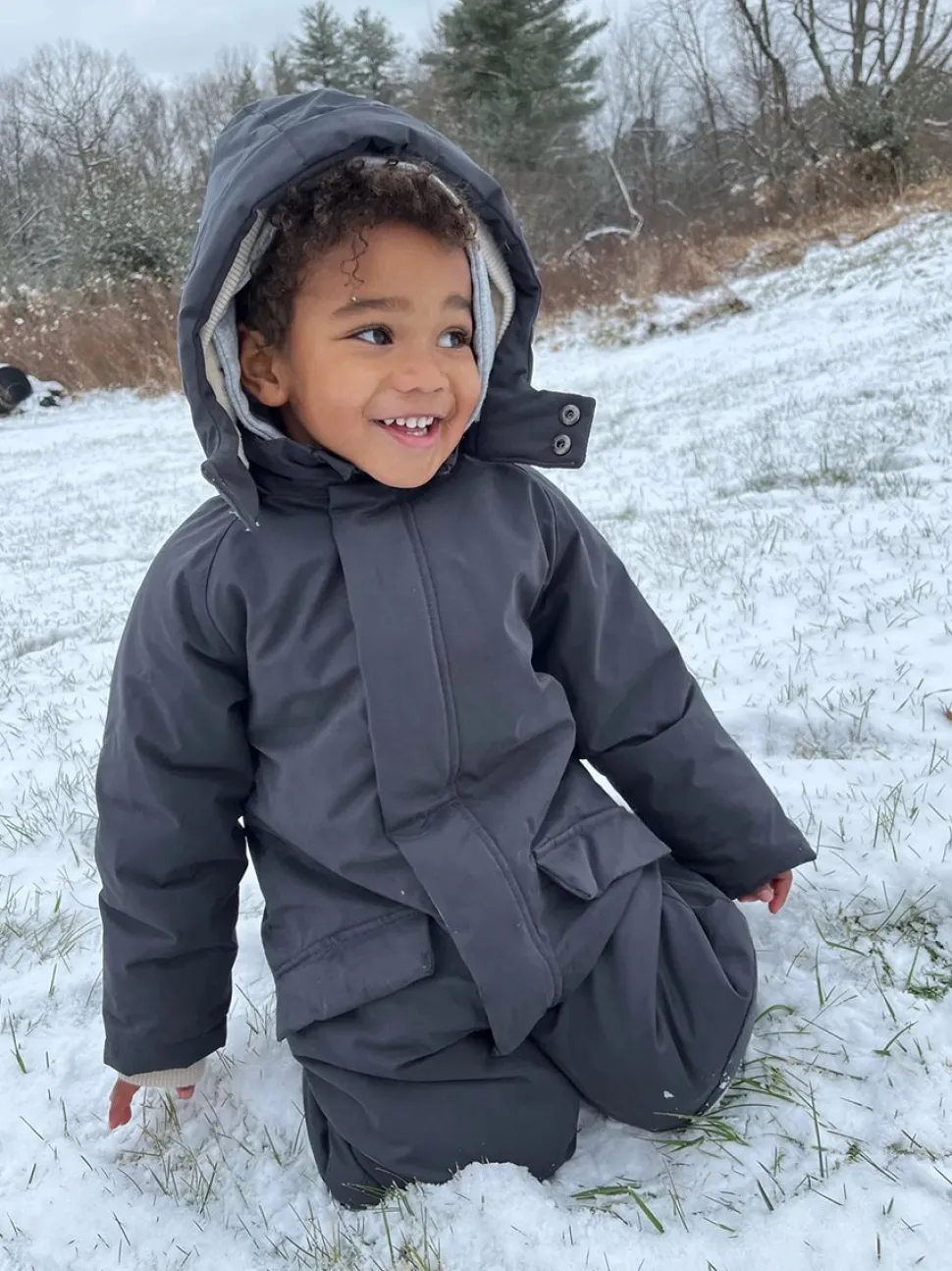 7 A.M. Enfant Snowsuit Grand - Benji - Smokey (1-2T)