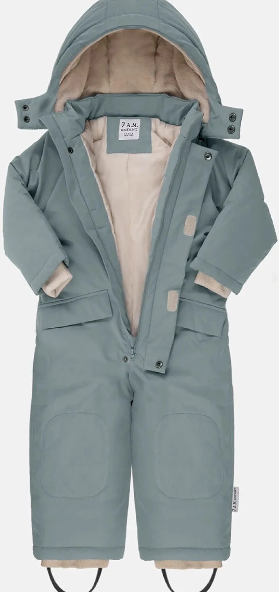7 A.M. Enfant Snowsuit Grand - Benji - Mirage Blue (1-2T)