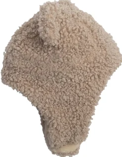 7 A.M. Enfant The Cub Mitten & Hat Set - Teddy - Oatmeal Teddy (6-12m)