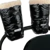 7 A.M. Enfant Warmmuffs - Black Polar