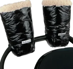 7 A.M. Enfant Warmmuffs - Black Polar