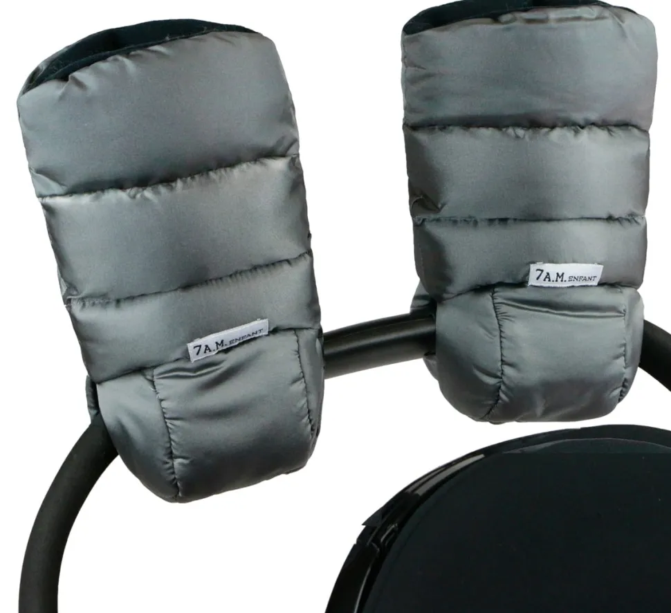 7 A.M. Enfant warmmuffs - Core - Metallic Grey