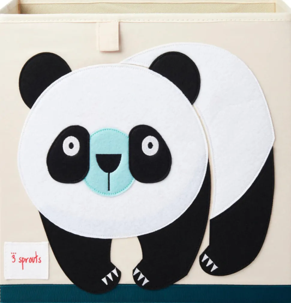 3 Sprouts Storage Box - Panda