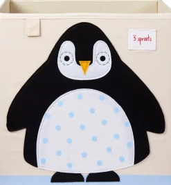3 Sprouts Storage Box - Penguin