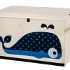 3 Sprouts Toy Chest - Whale