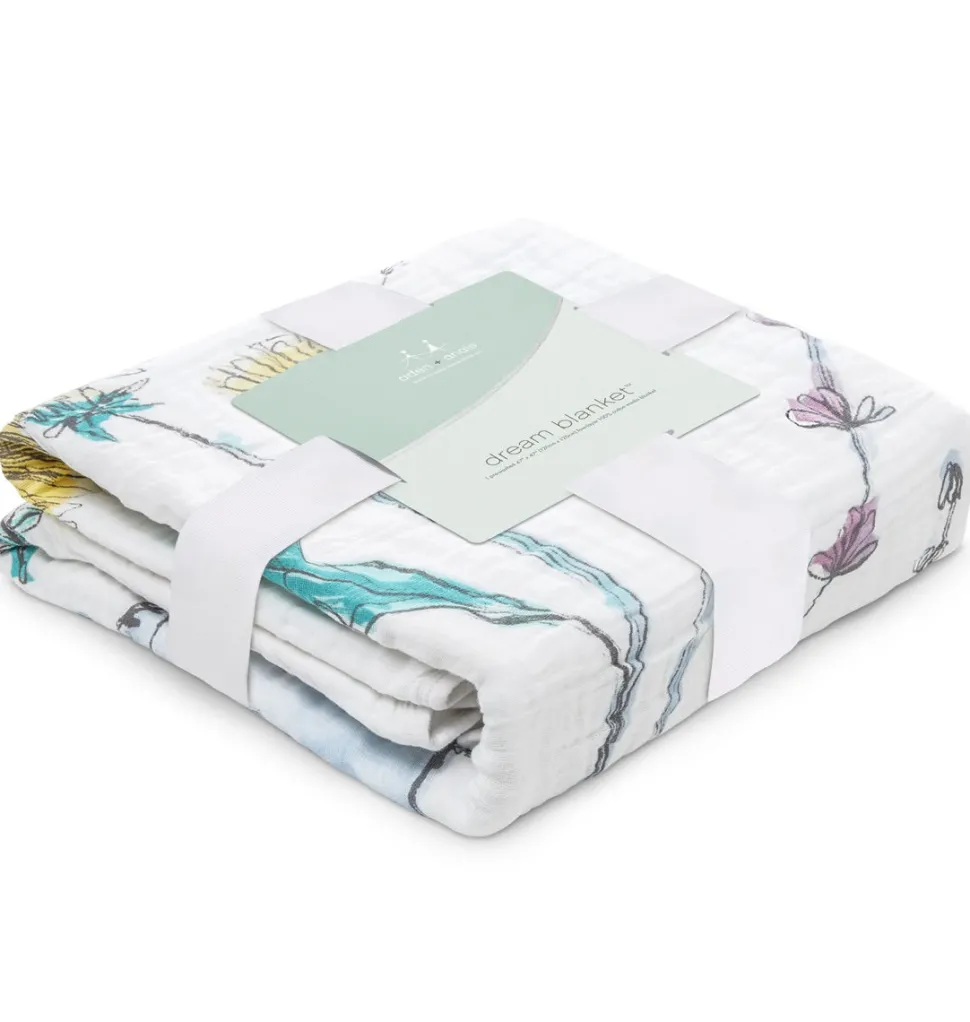 Aden + Anais Classic Dream Blanket - Forest Fantasy Rabbits