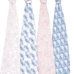 Aden + Anais Classic Swaddle Wraps, 4 Pack - Deco
