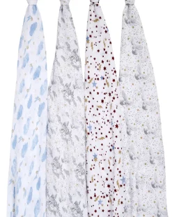 Aden + Anais Classic Swaddle Wraps, 4 Pack - Harry Potter Iconic