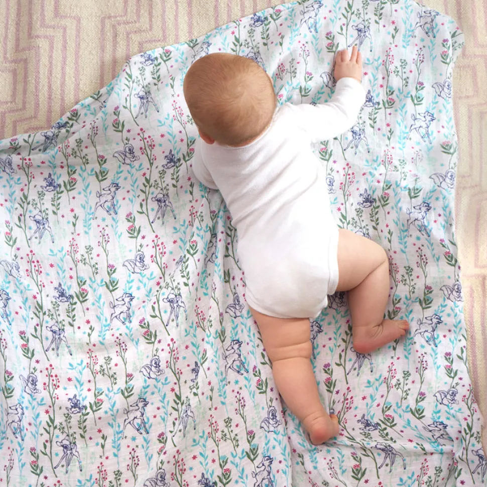 Aden + Anais Disney Baby Classic Swaddle Wrap, 4 Pack - Bambi