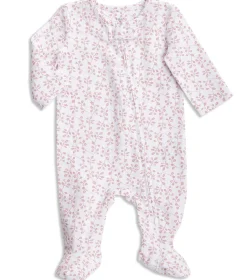 Aden + Anais Long Sleeve Zipper One-Piece - Vines (0-3 Months)