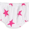 Aden + Anais Ruffle Bloomer - Shocking Pink Star (9-12 Months)