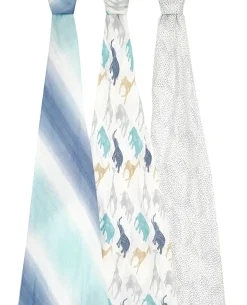 Aden + Anais Silky Soft Swaddle - 3 Pack - Expedition