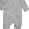 Aden + Anais Snuggle Knit Footie - Heather Grey (6-9 Months)