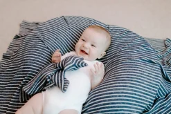 Aden + Anais Snuggle Knit Newborn Gift Set - Navy Stripe