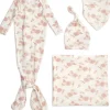 Aden + Anais Snuggle Knit Newborn Gift Set - Rosettes
