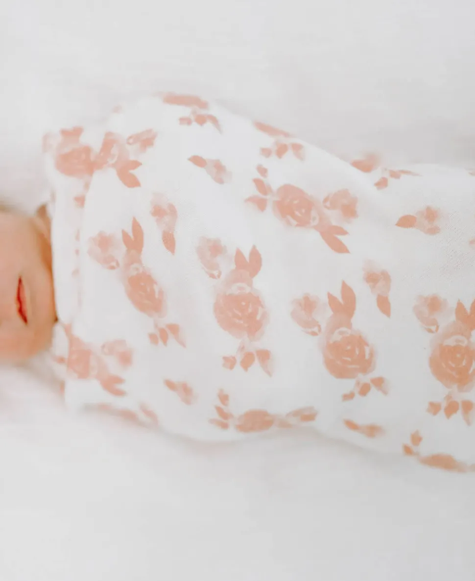 Aden + Anais Snuggle Knit Newborn Gift Set - Rosettes