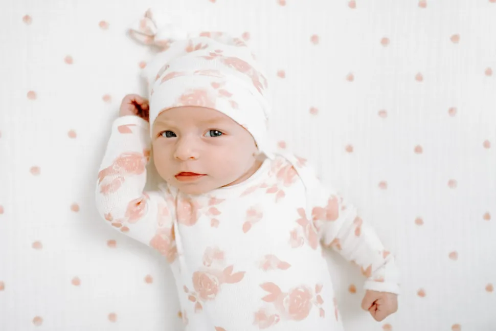Aden + Anais Snuggle Knit Newborn Gift Set - Rosettes