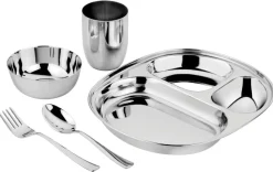 Ahimsa Stainless Steel Mindful Mealtime Set - Classic