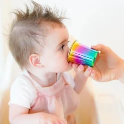 Ahimsa Stainless Steel Starting Solids Infant Set - Rainbow