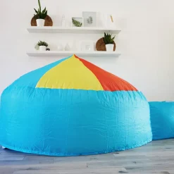 Airfort Inflatable Fort for Kids Beach Ball Blue